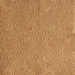 Serviettes en papier Elegance bronze 33x33 cm