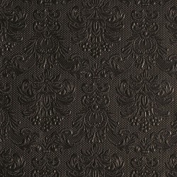 Serviettes en papier Elegance noir 33x33 cm