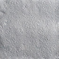 Serviettes en papier Elegance argent 33x33 cm