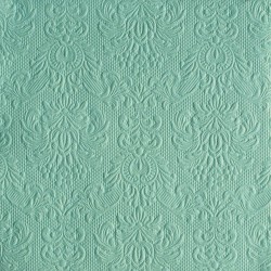 Serviettes en papier Elegance aqua pâle 33x33 cm