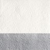 Serviettes en papier Elegance Dip argent 33x33 cm