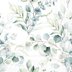 Serviettes en papier Eucalyptus 33x33 cm
