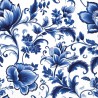Serviettes en papier Fleurs bleu de Delft 33x33 cm
