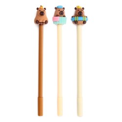 Stylo effaçable Capybara au bain | dstock