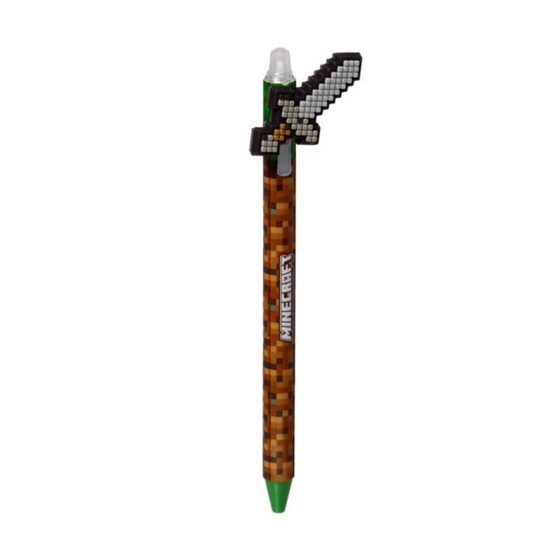 Stylo effaçable Minecraft Épée, stylo gamer avec gomme intégrée