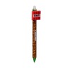 Stylo effaçable Minecraft TNT avec gomme intégrée, vue de détail