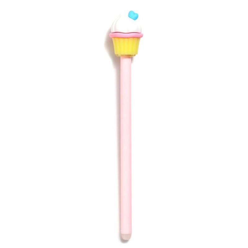 Stylo gel effaçable Cupcake rose
