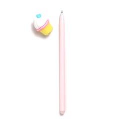 Stylo gel effaçable Cupcake rose