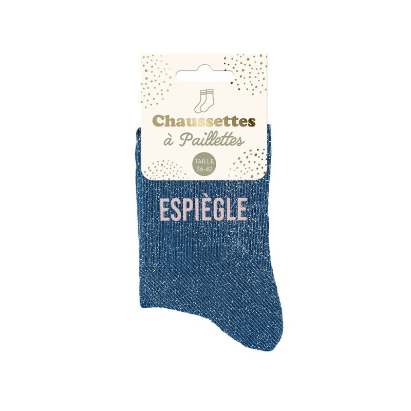 Chaussettes à paillettes Espiegle taille unique 36 - 42